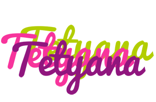 Tetyana flowers logo