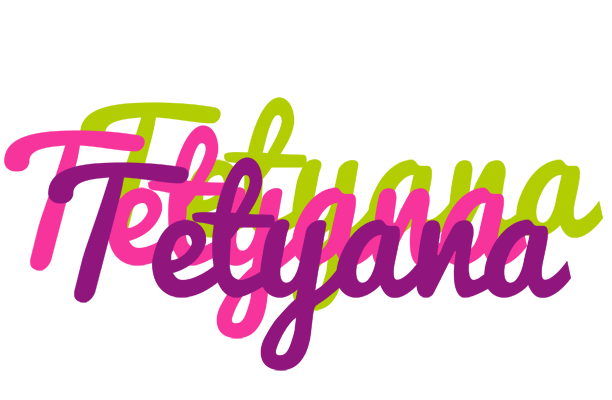 Tetyana flowers logo