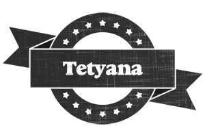 Tetyana grunge logo