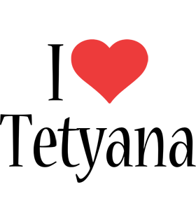 Tetyana i-love logo