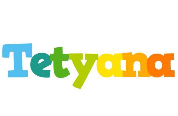 Tetyana rainbows logo