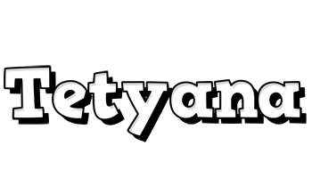 Tetyana snowing logo