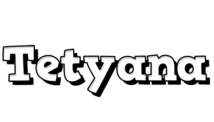Tetyana snowing logo