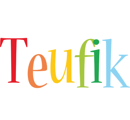 Teufik birthday logo