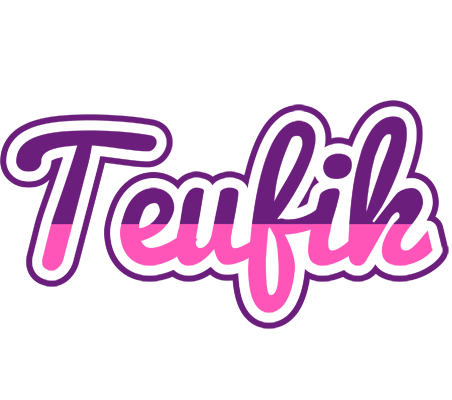 Teufik cheerful logo