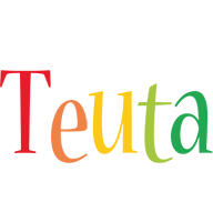 Teuta birthday logo