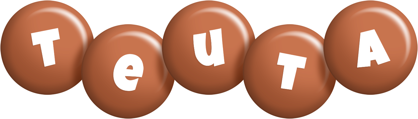 Teuta candy-brown logo