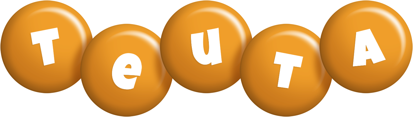 Teuta candy-orange logo