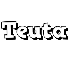 Teuta snowing logo