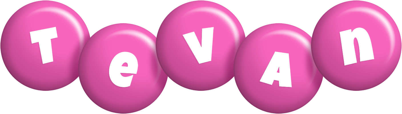 Tevan candy-pink logo