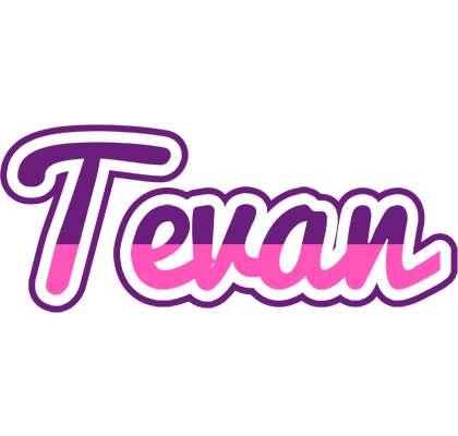 Tevan cheerful logo