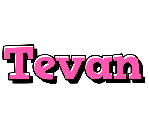 Tevan girlish logo