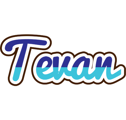 Tevan raining logo