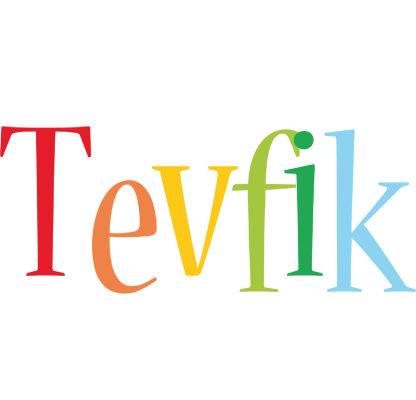 Tevfik birthday logo