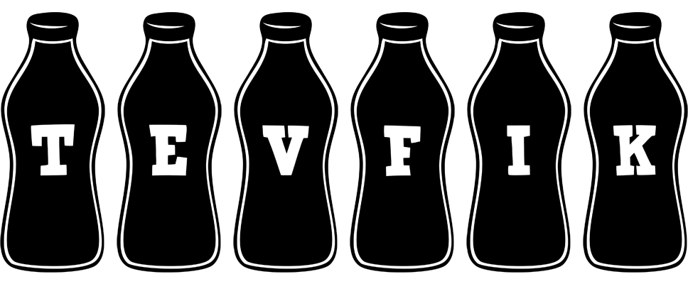 Tevfik bottle logo