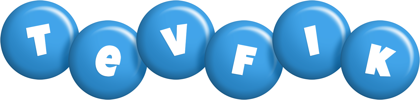 Tevfik candy-blue logo