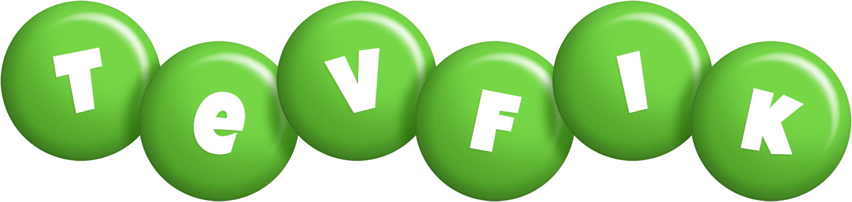 Tevfik candy-green logo
