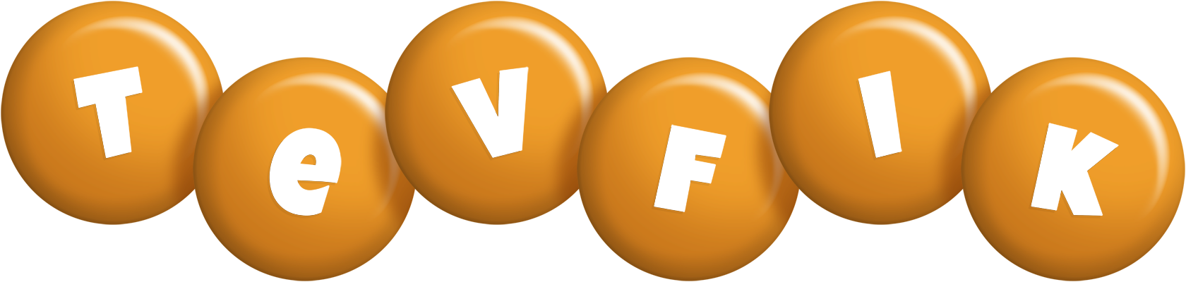 Tevfik candy-orange logo