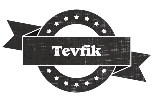 Tevfik grunge logo
