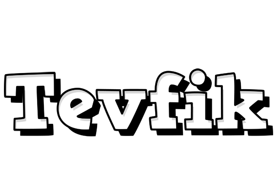 Tevfik snowing logo