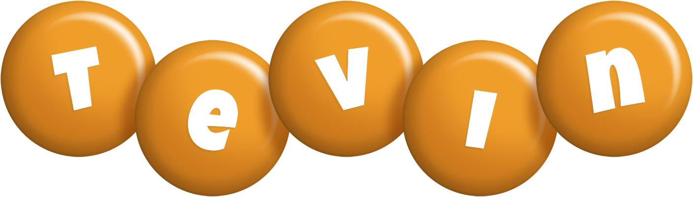 Tevin candy-orange logo