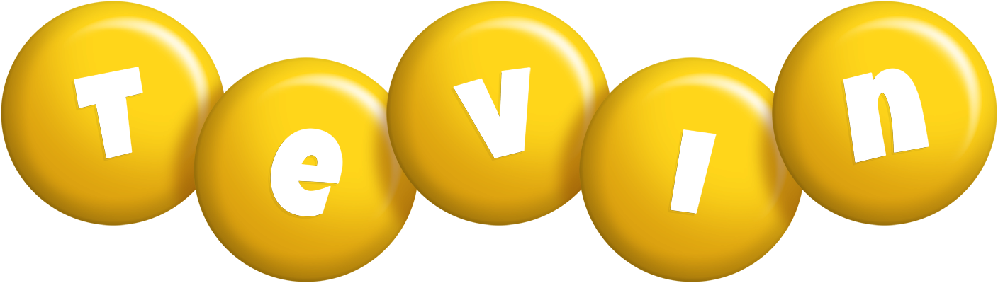 Tevin candy-yellow logo