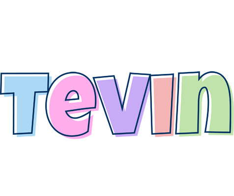Tevin pastel logo