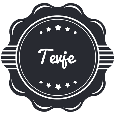 Tevje badge logo