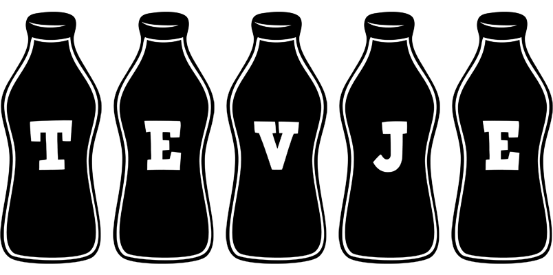 Tevje bottle logo