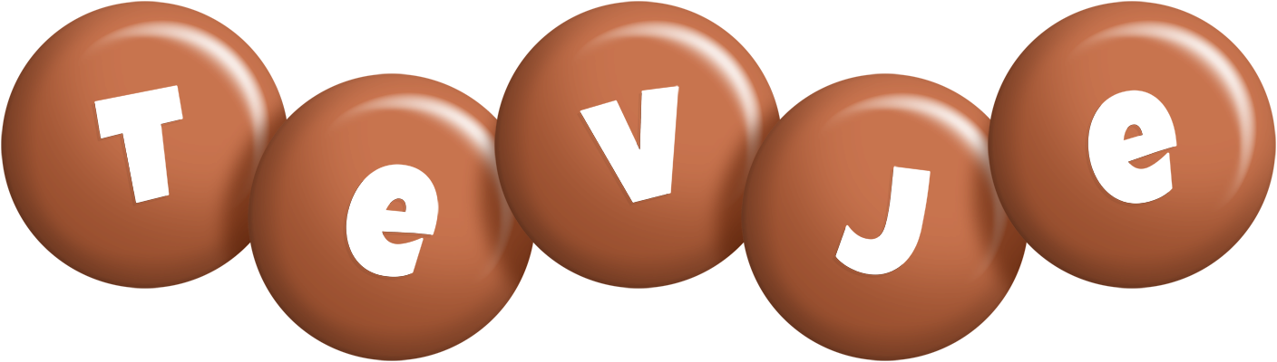 Tevje candy-brown logo
