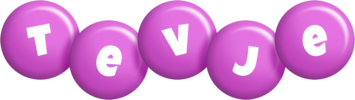 Tevje candy-purple logo
