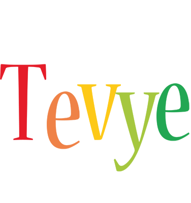 Tevye birthday logo
