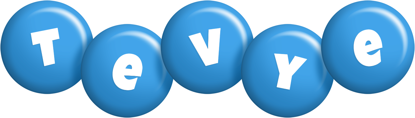 Tevye candy-blue logo
