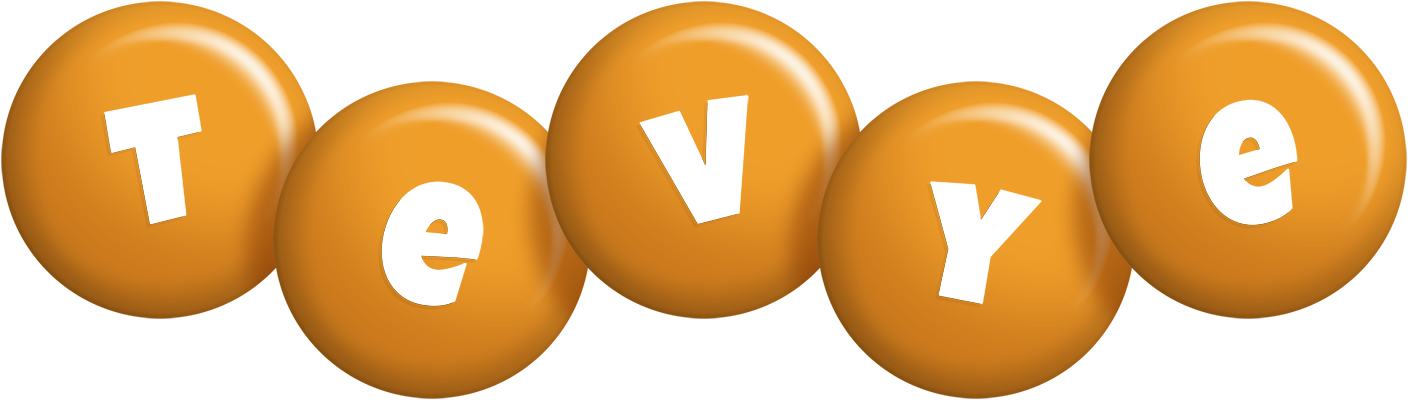 Tevye candy-orange logo