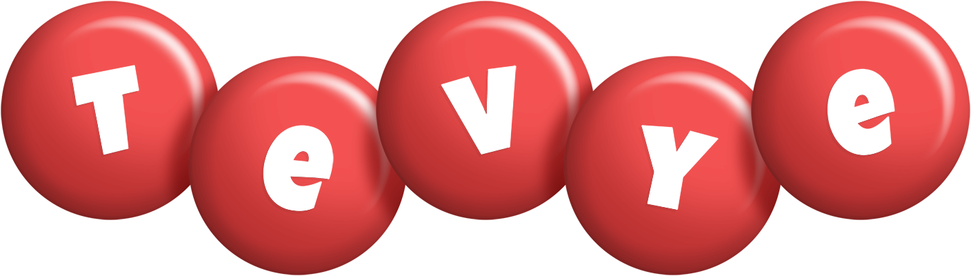 Tevye candy-red logo