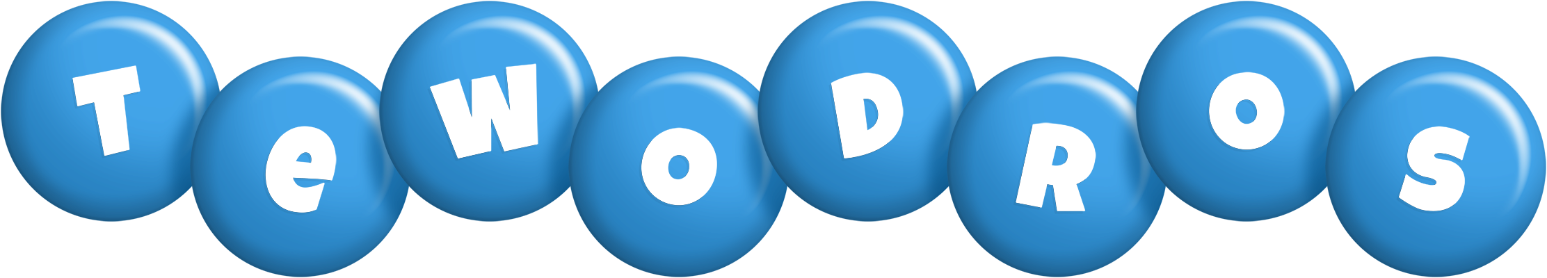 Tewodros candy-blue logo