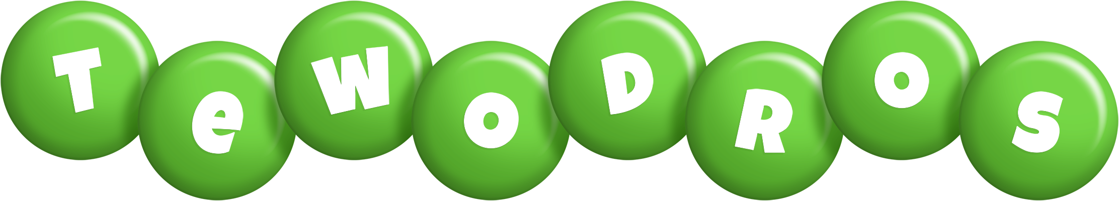Tewodros candy-green logo