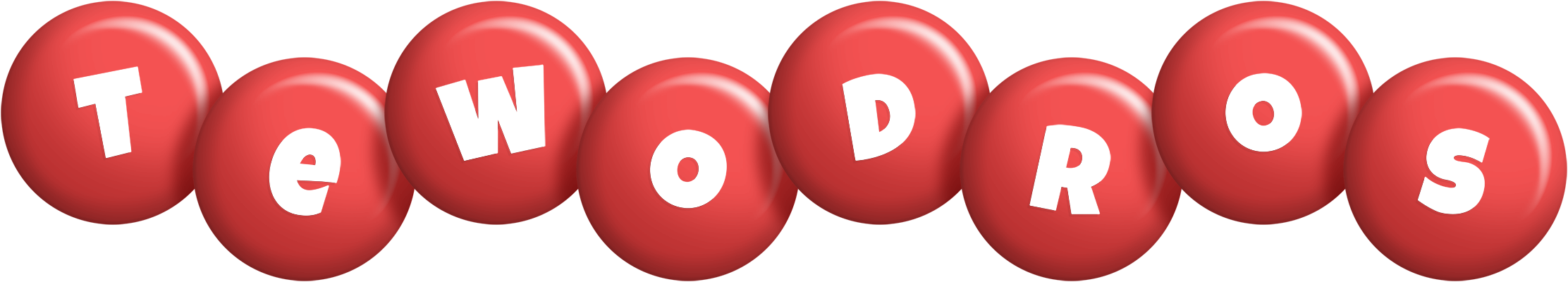 Tewodros candy-red logo
