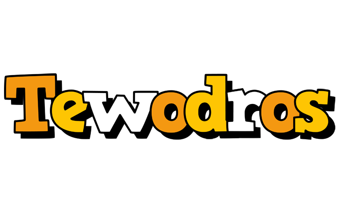 Tewodros cartoon logo