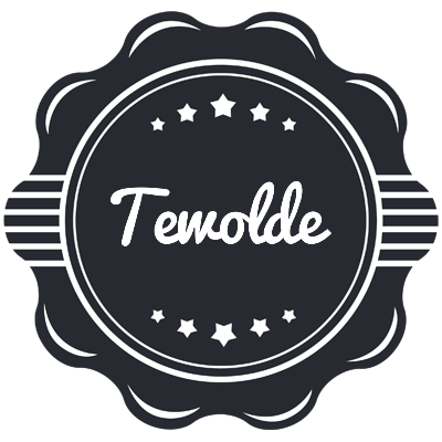 Tewolde badge logo