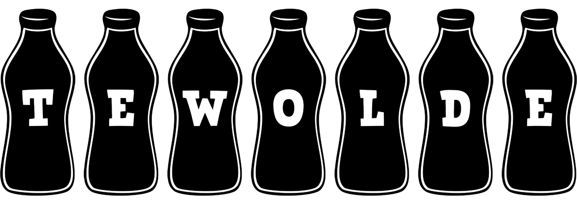 Tewolde bottle logo