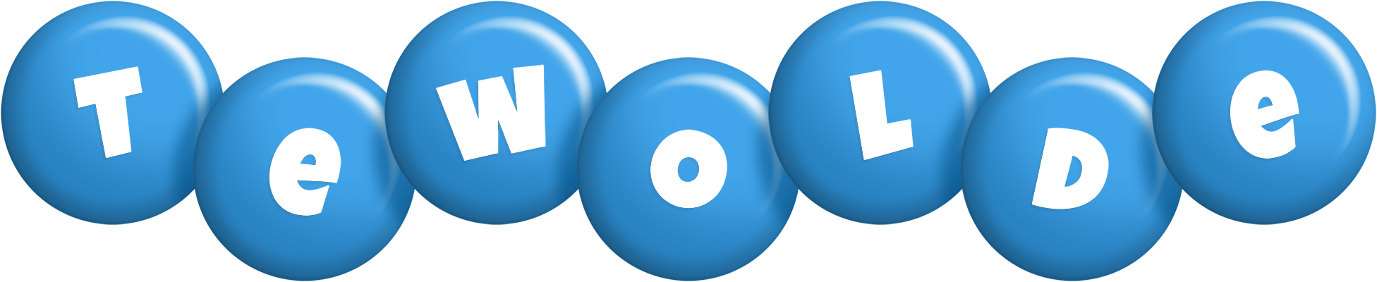 Tewolde candy-blue logo