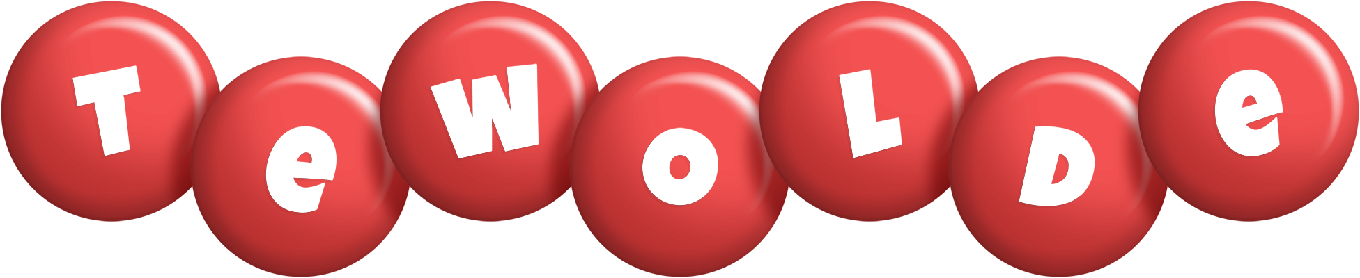 Tewolde candy-red logo