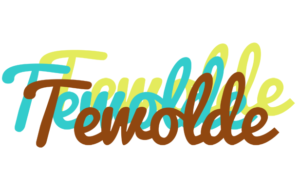 Tewolde cupcake logo