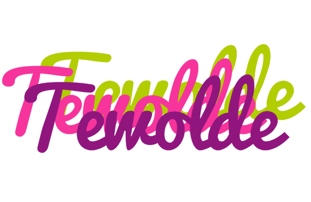 Tewolde flowers logo