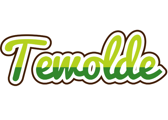 Tewolde golfing logo
