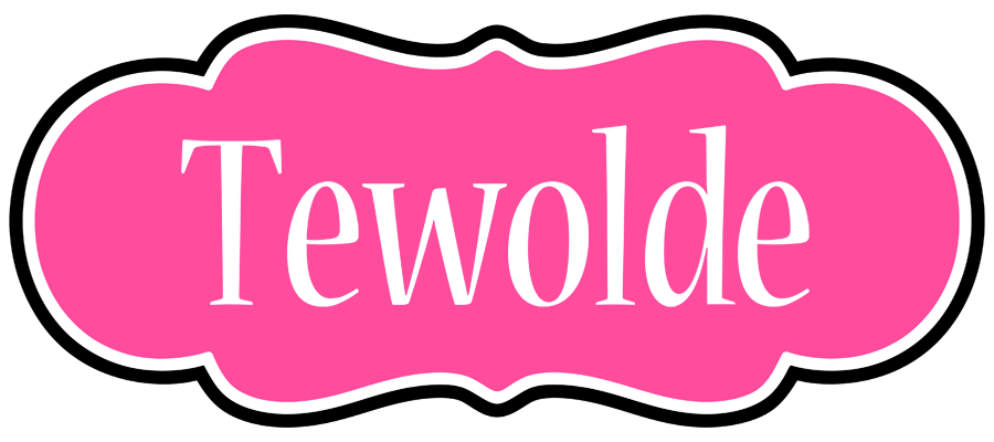 Tewolde invitation logo