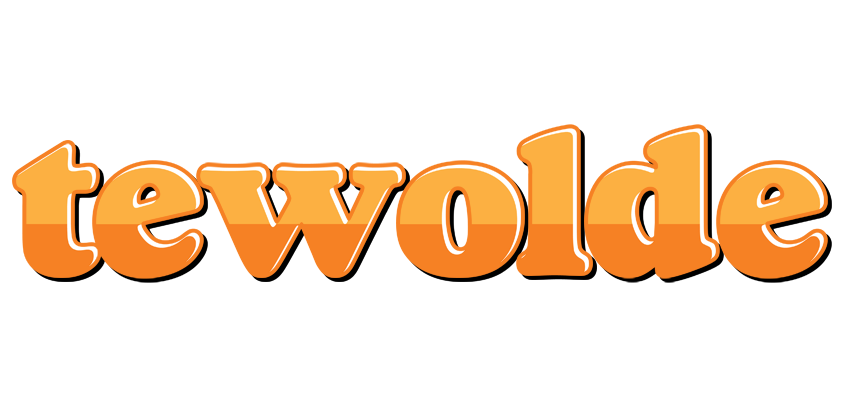 Tewolde orange logo