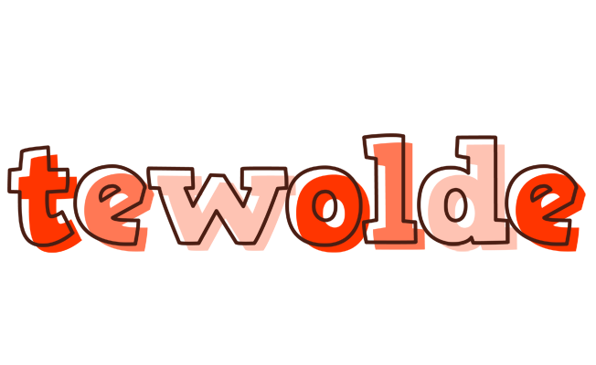 Tewolde paint logo