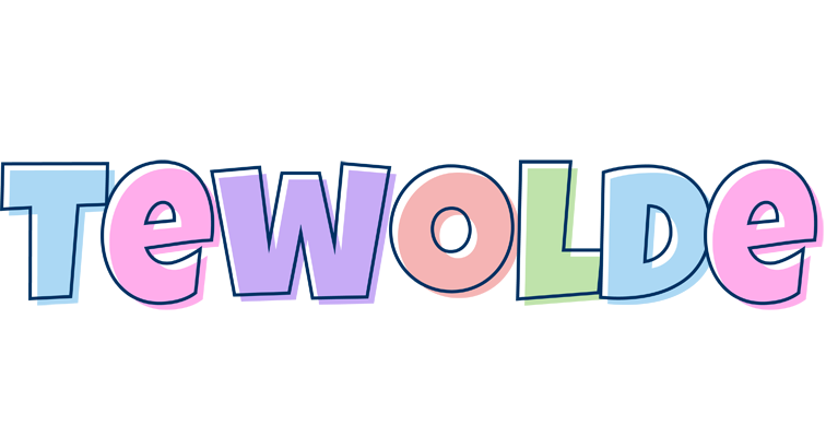 Tewolde pastel logo